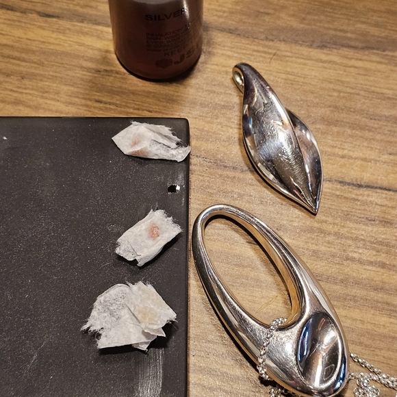 Elle Necklace With Extra Elle Pendant Both with Ruby - Picture 7 of 7